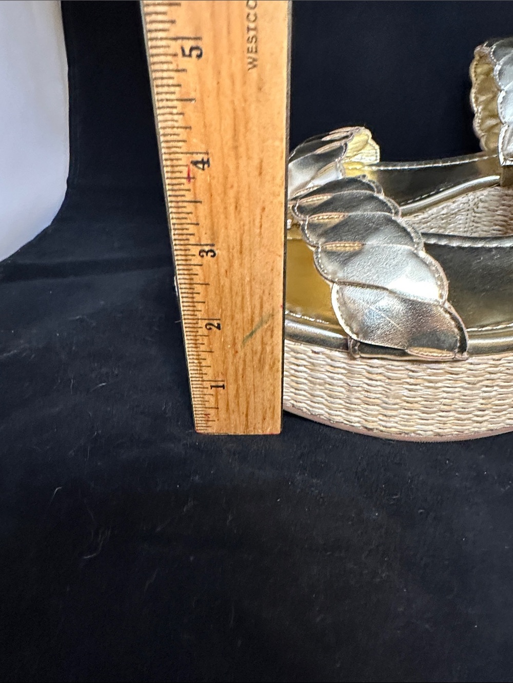 J. Crew Factory Braided Metallic Sandals in Gold - Picture 7 of 7